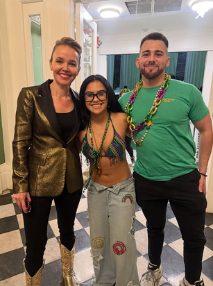 Ben Garcia with New Orleans Mayor Helena Moreno